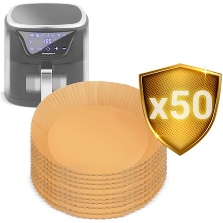 Papier do pieczenia do frytkownicy 50 szt air fryer 20 cm Berdsen