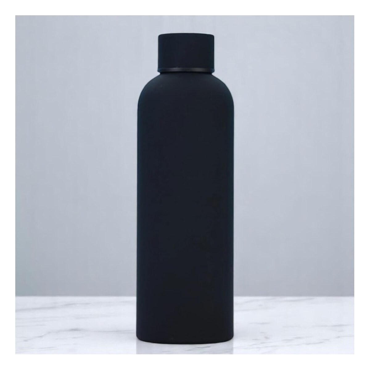 Bidon, butelka termiczna 500ML, stal nierdzewna z powłoką SOFT TOUCH czarny BD46CZ