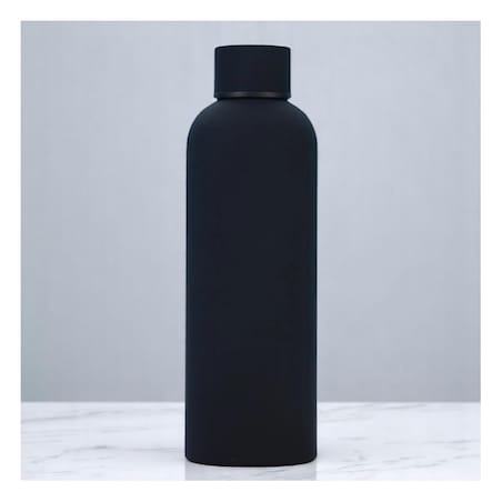 Bidon, butelka termiczna 500ML, stal nierdzewna z powłoką SOFT TOUCH czarny BD46CZ