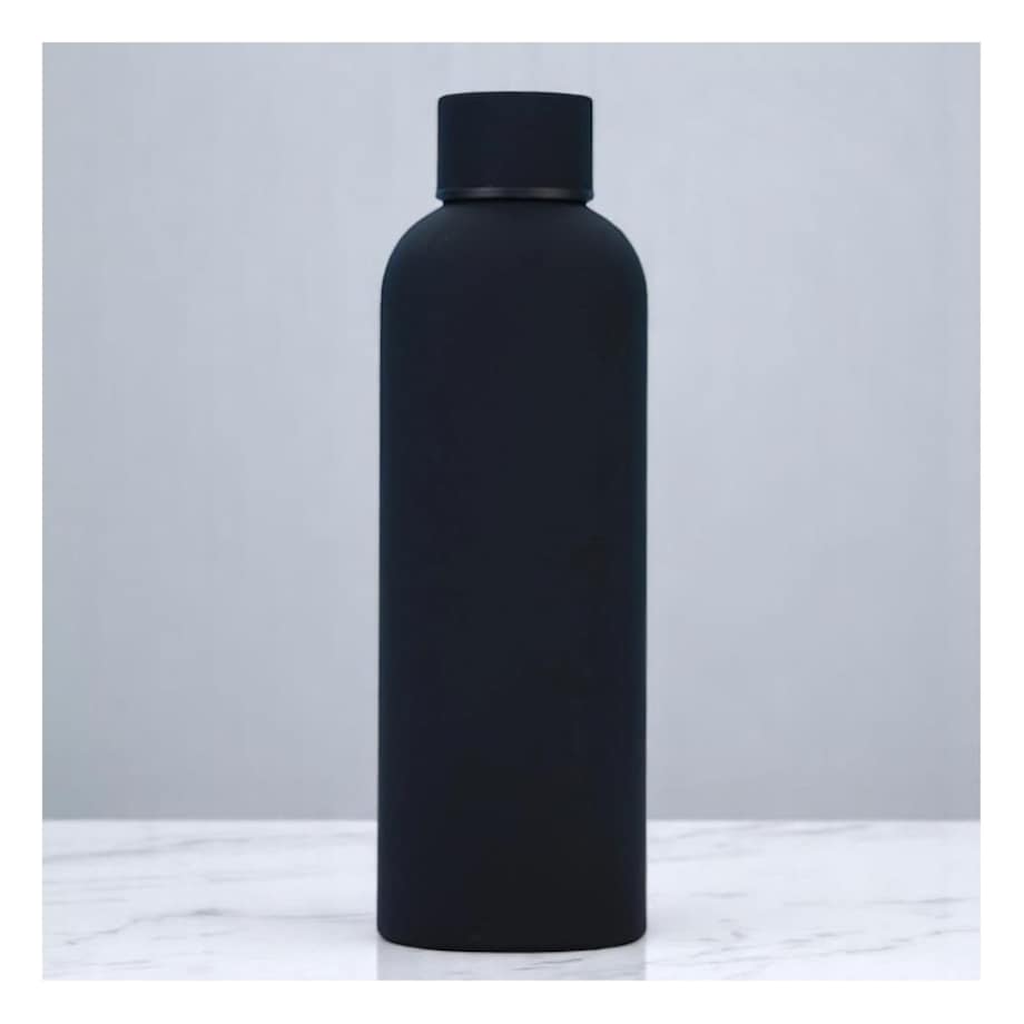 Bidon, butelka termiczna 500ML, stal nierdzewna z powłoką SOFT TOUCH czarny BD46CZ