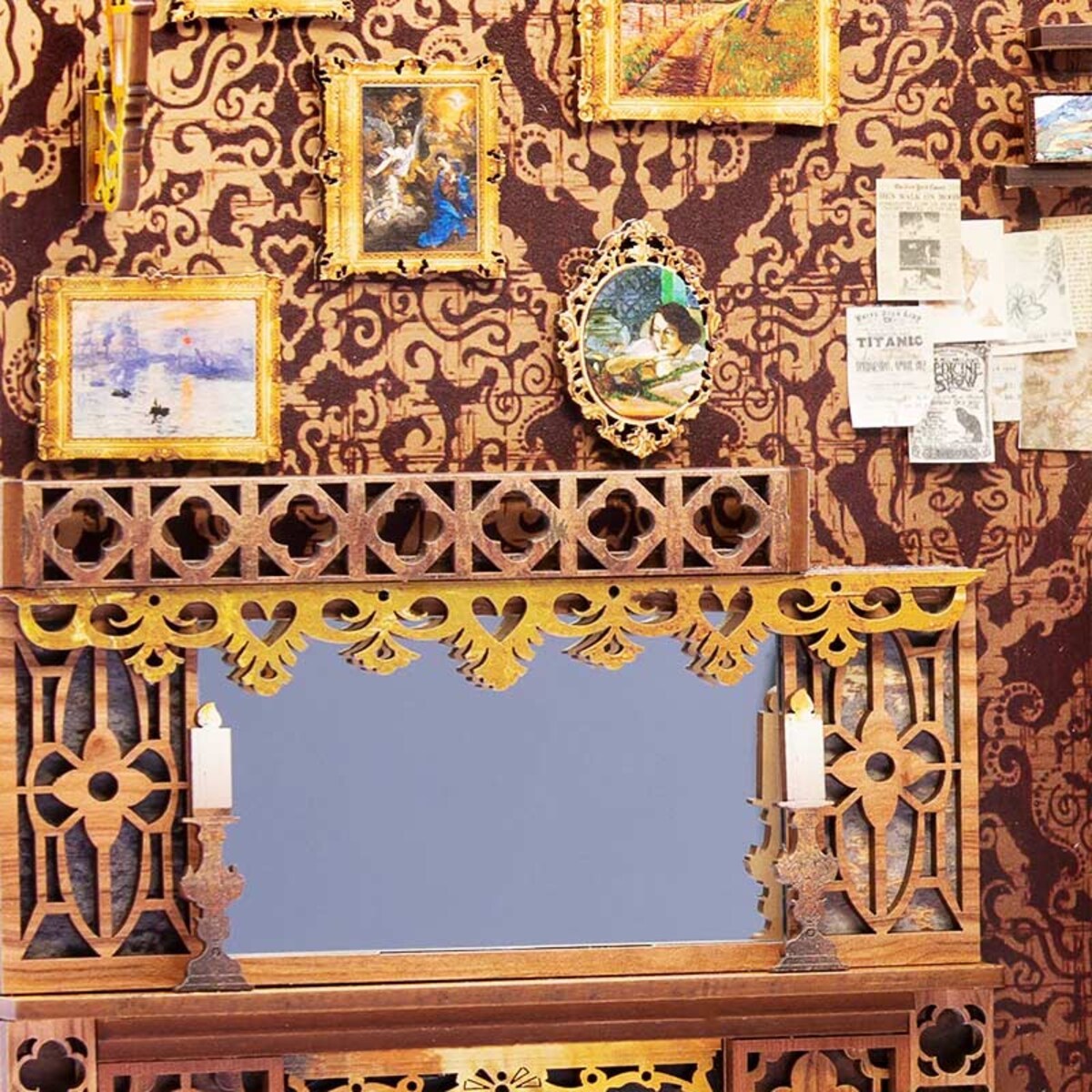 Miniaturowy domek Book Nook - Klimatyczna księgarnia - CuteBee