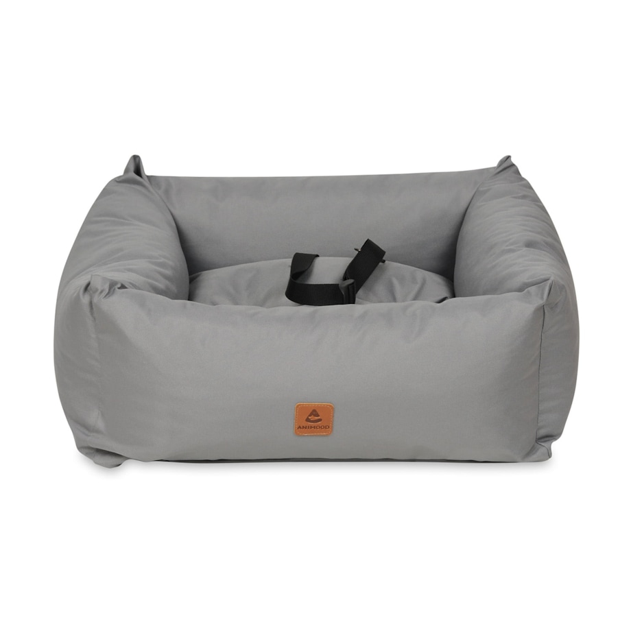 Animood Fotelik samochodowy Julian rozmiar: uniwersalny, kolor: szary, materiał: kodura