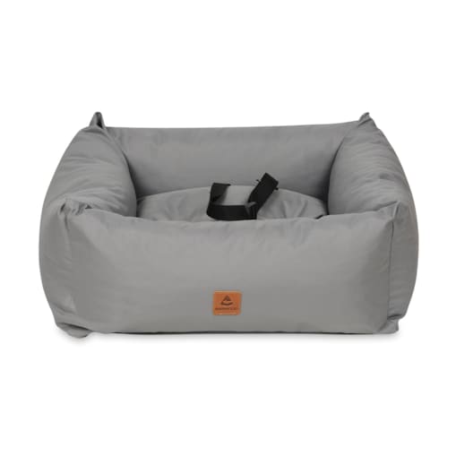 Animood Fotelik samochodowy Julian rozmiar: uniwersalny, kolor: szary, materiał: kodura