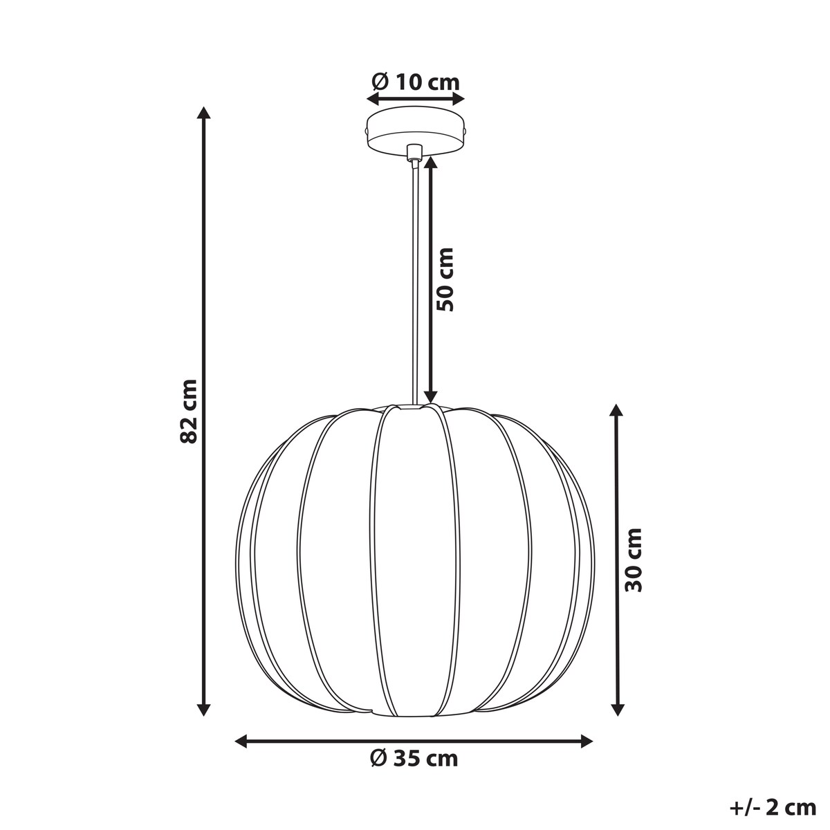 Lampa wisząca MARIETA Biały