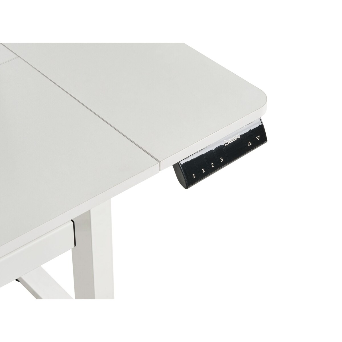 Biurko regulowane elektrycznie LUCAMA Biały 120 cm 60 cm Z portem USB