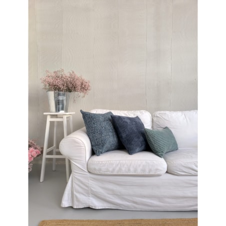 Niebieska poduszka dekoracyjna 50x50 Fiord