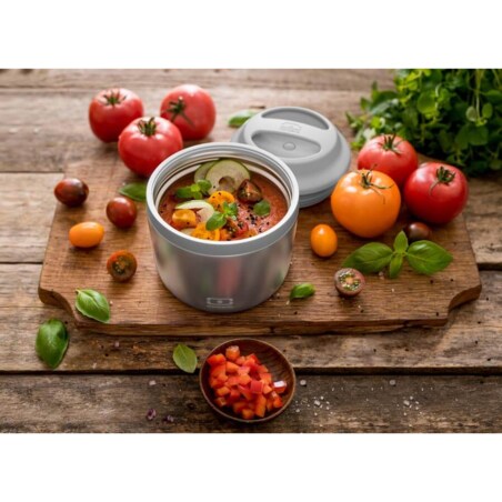 Termos obiadowy NEW Silver Element, 550 ml, Monbento