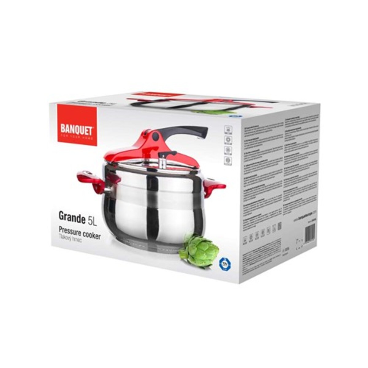 SZYBKOWAR GARNEK PAROWY DO szybkiego GOTOWANIA obiadu GRANDE banquet 5 L