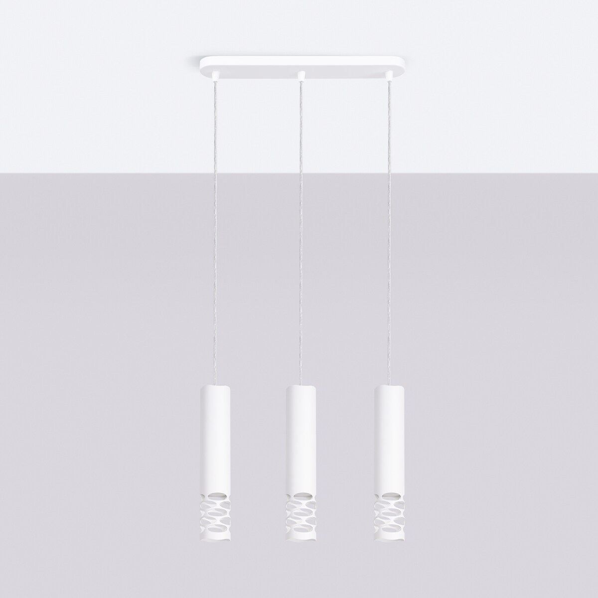 Lampa wisząca LIRO 3L biały