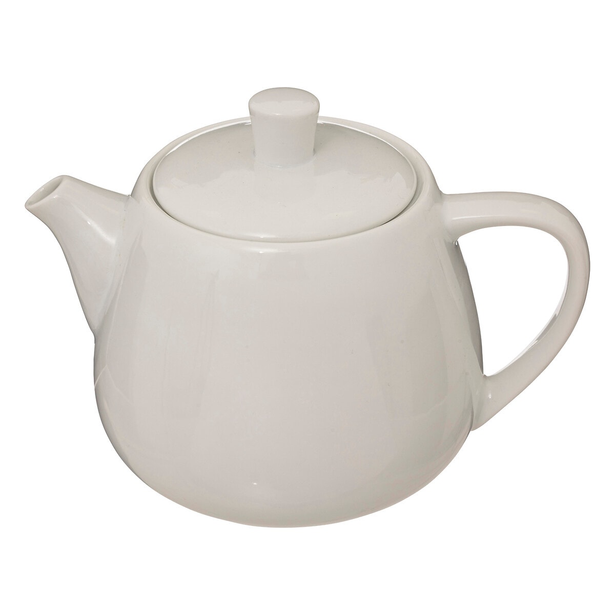 Dzbanek na herbatę NORA, biały, ceramiczny, 1 l