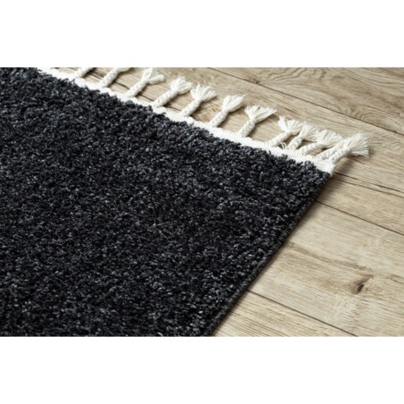 Dywan BERBER 9000 szary Frędzle berberyjski 200x290 cm