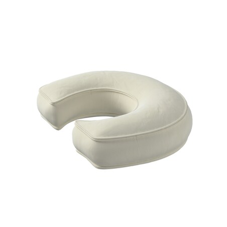 Poduszka literka C, śmietankowa biel, 30x40cm, Posh Velvet