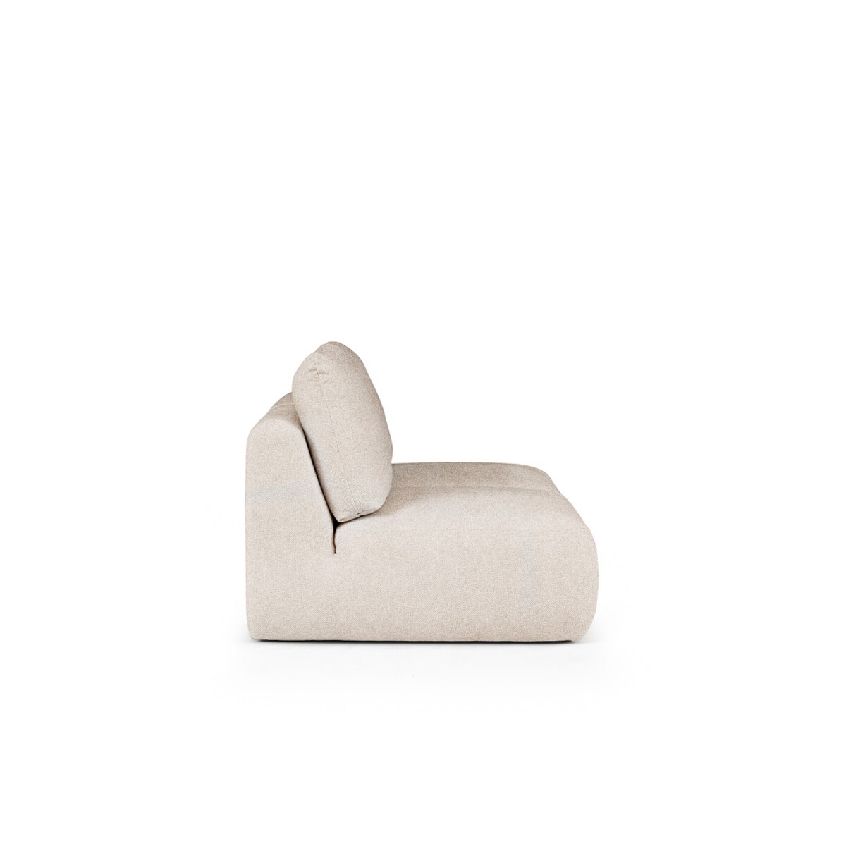 Mirel Sofa 2 osobowa bez podłokietników kremowa