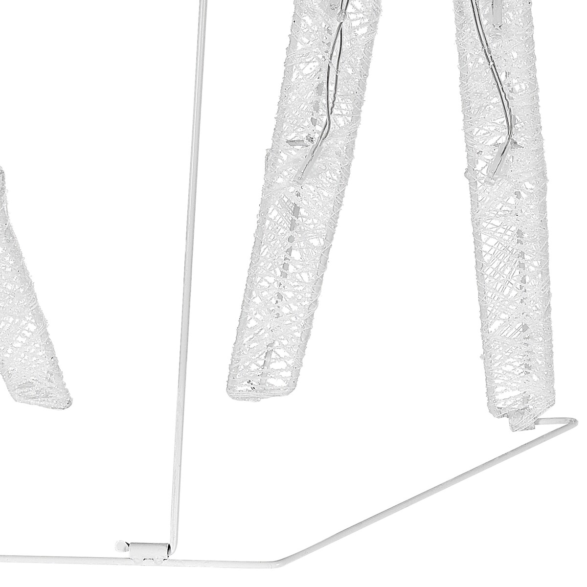 Dekoracja ogrodowa LED ANGELI Renifer 92/85/49 cm Biały