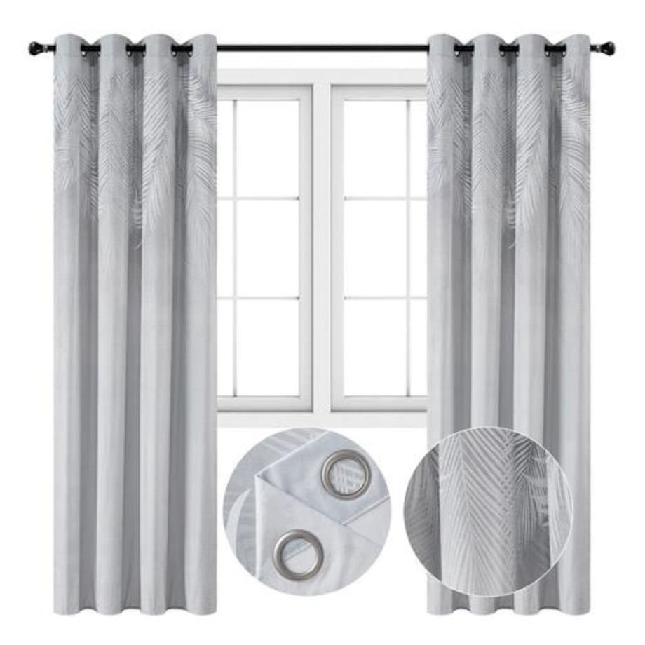 Zasłona welurowa Paproć 140x250 cm