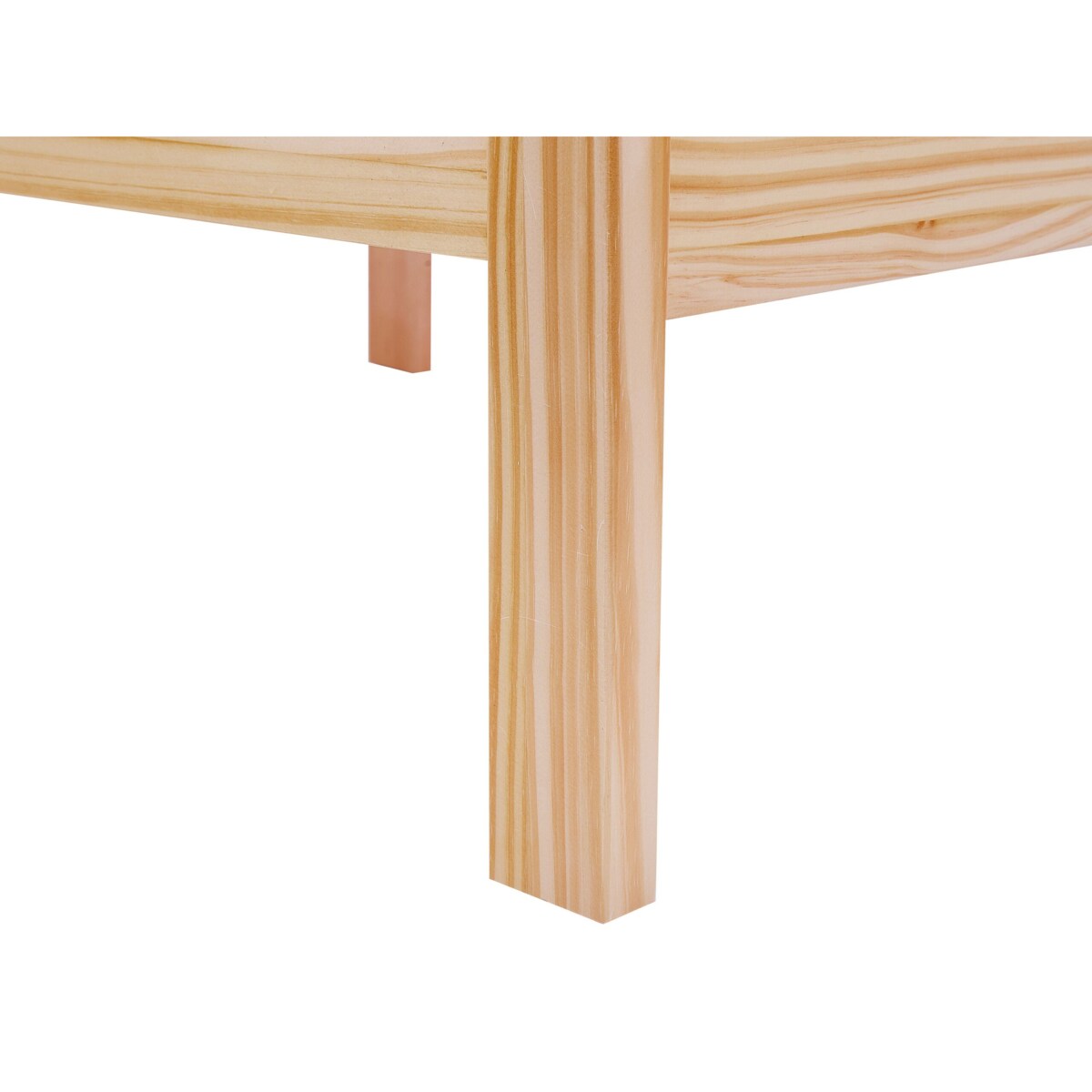 Łóżko drewniane 180 x 200 cm jasne CARNAC