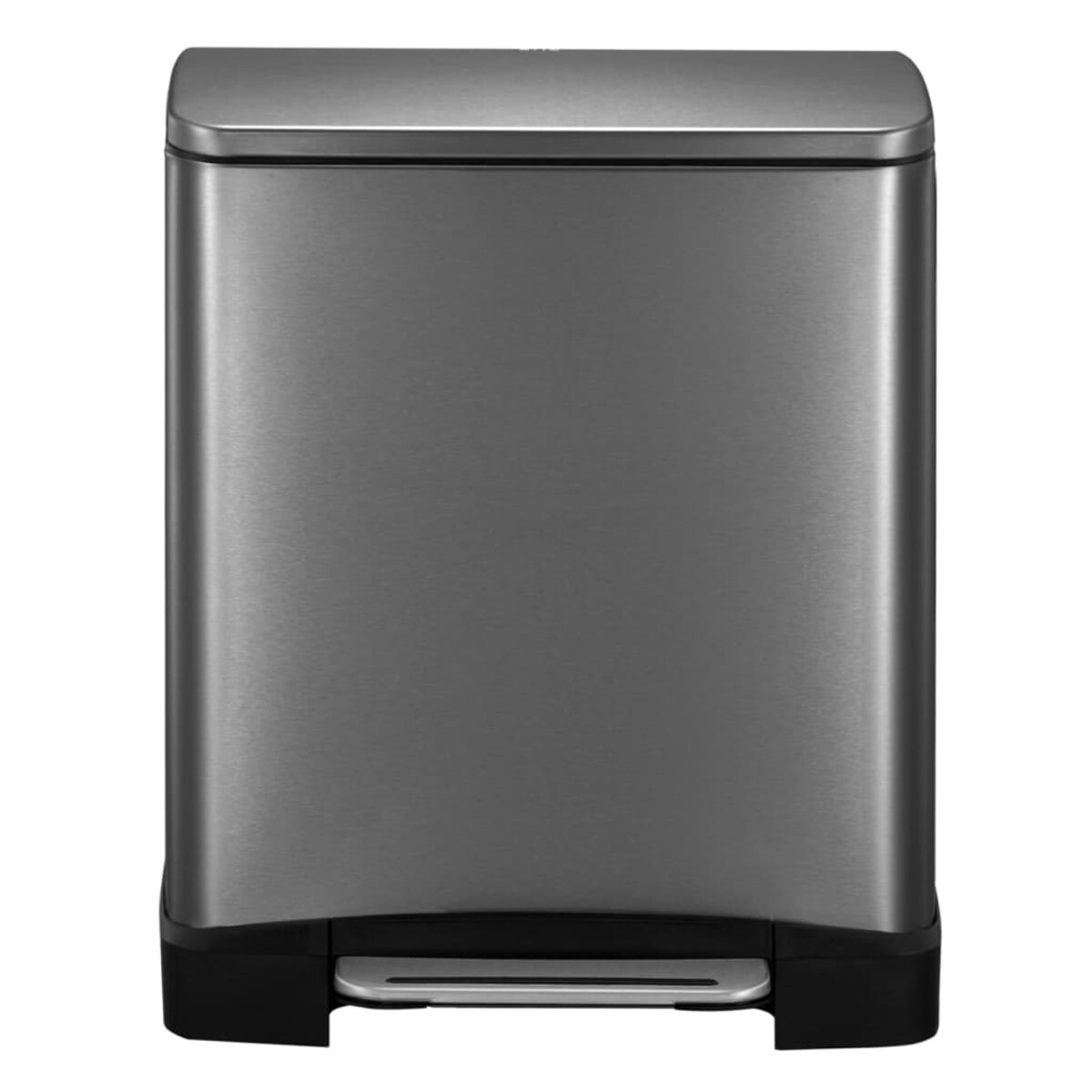 EKO Kosz na śmieci z pedałem E-Cube, 28 L+18 L, stalowy