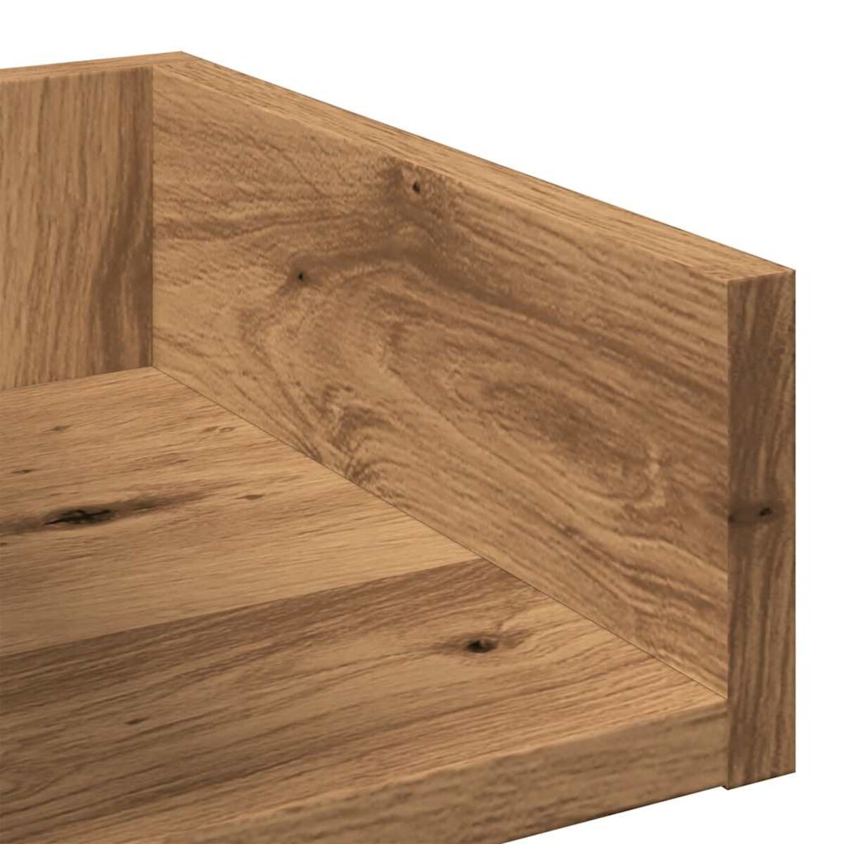 vidaXL Regał na książki, dąb artisan, 86x25,5x140 cm