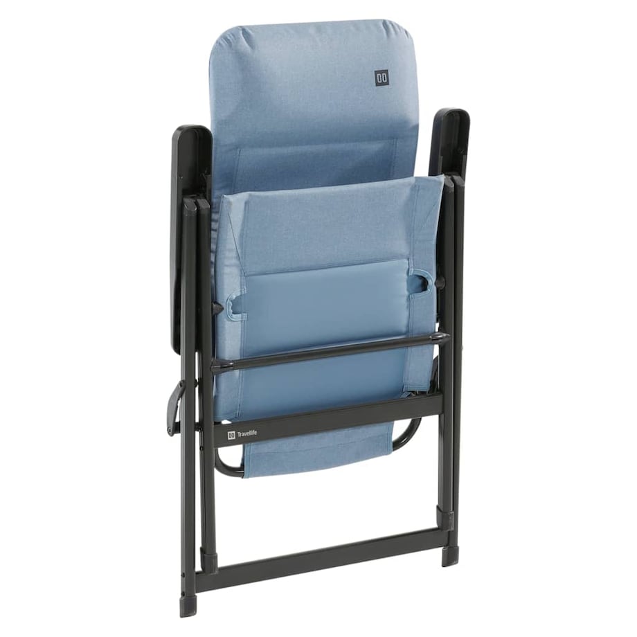 Travellife Krzesło rozkładane Lago Comfort, błękitne