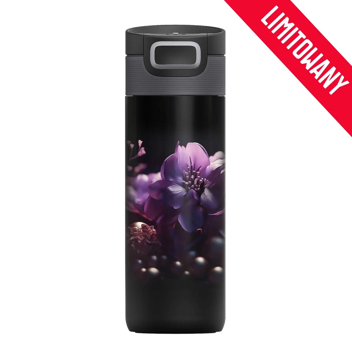 Kubek termiczny termos Etna 500 ml - Purple Flower