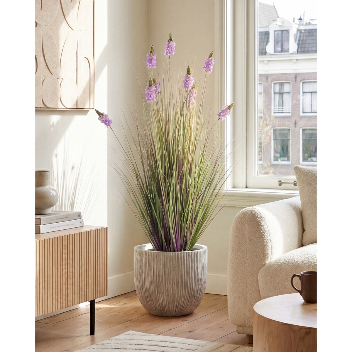 Sztuczna roślina LAVENDARIUM 120 cm Purpurowy