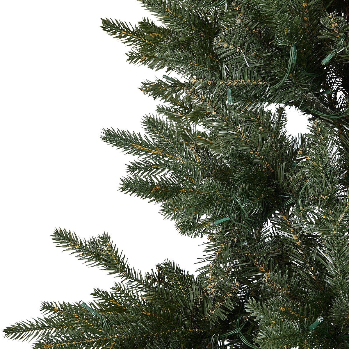 Sztuczna choinka świąteczna LED FIDDLE 210 cm Zielony