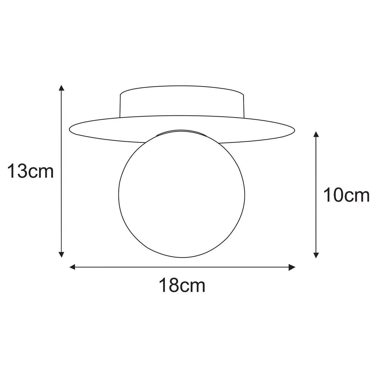Lampa sufitowa K-5442 z serii ROBIN