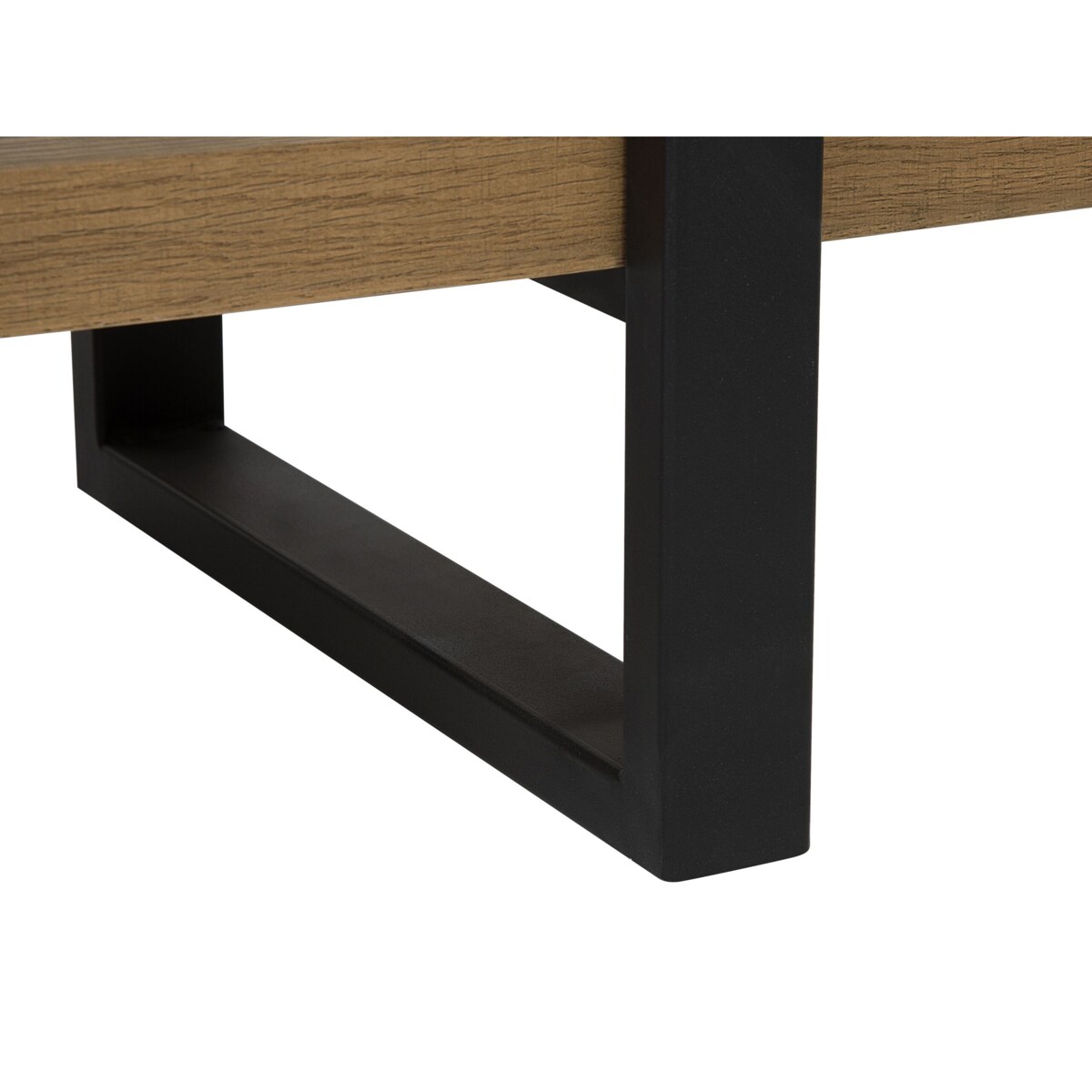 Regał 3 półki ciemne drewno TIMBER