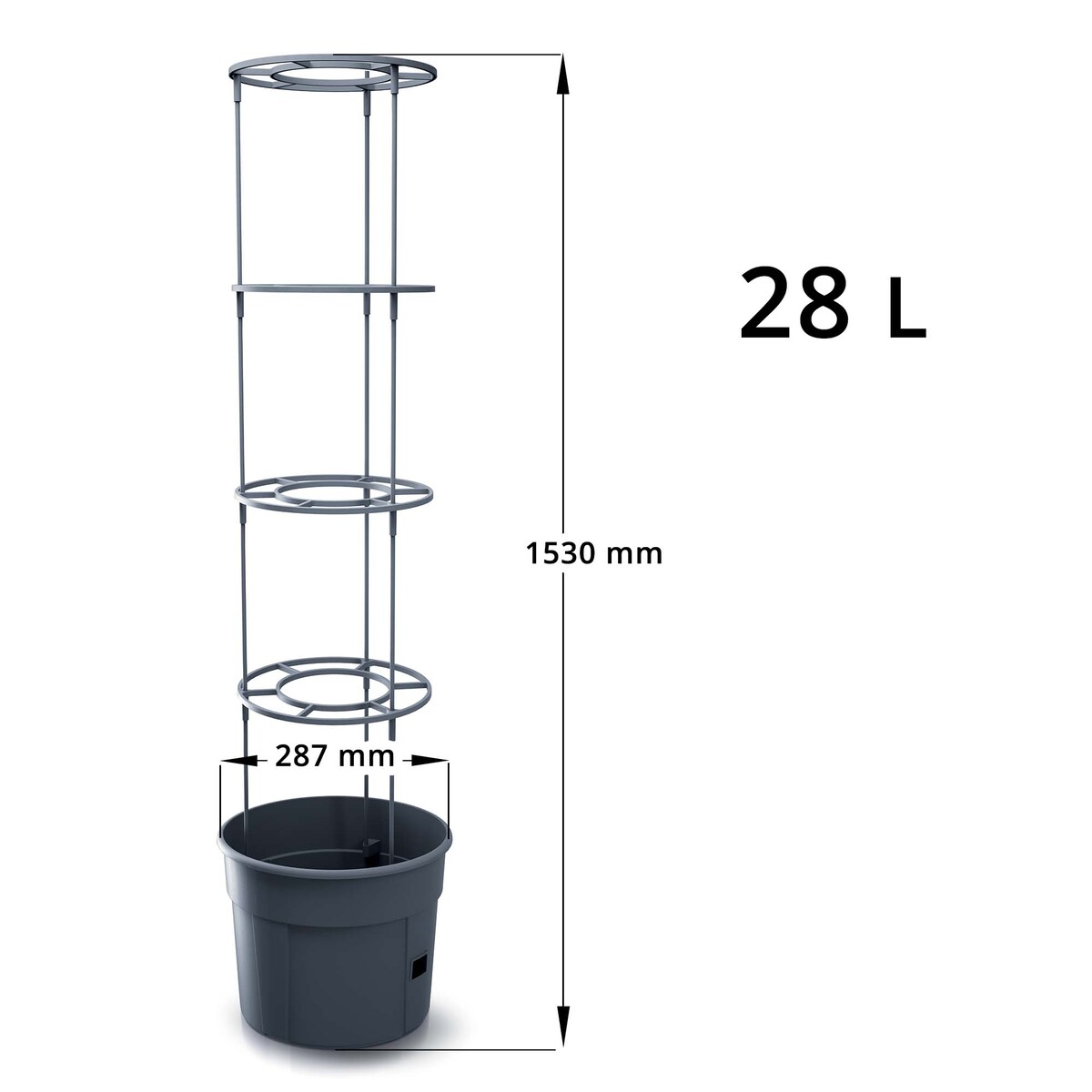 Doniczka Planter Do Uprawy Pomidorów Donica 28L X3