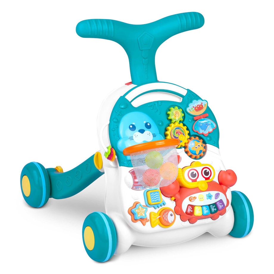 Interaktywny chodzik pchacz stolik edukacyjny Ricokids