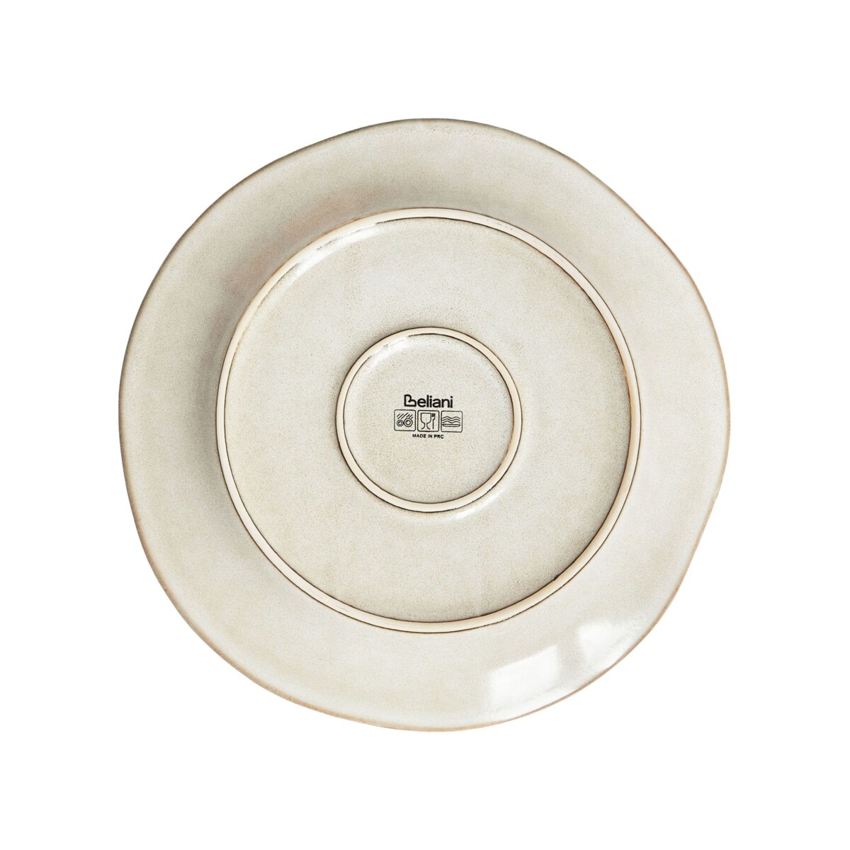 Zastawa stołowa 24-częściowa CHERVIL Kamionka Jasnobeżowy Beżowy