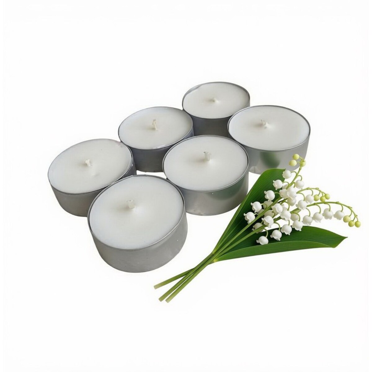 Lily of The Valley 6 szt podgrzewaczy/ tealight 85g- wosk sojowy (dostępne inne zapach)