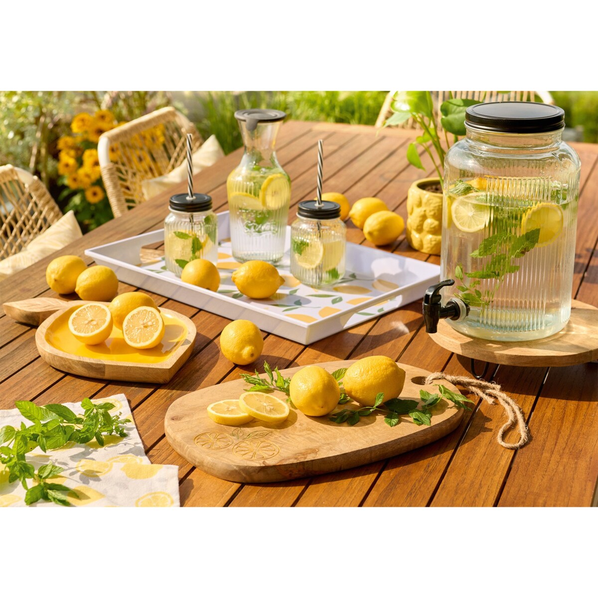 Słoik na napoje 3900 ml z kranikiem 25x16 cm KIRENI