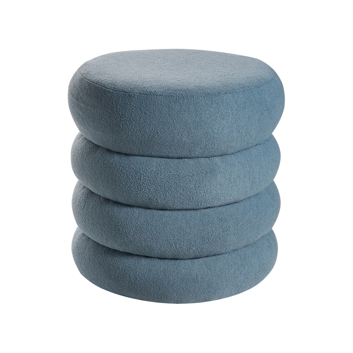 Puf SUMPTER Boucle Niebieski 43 cm