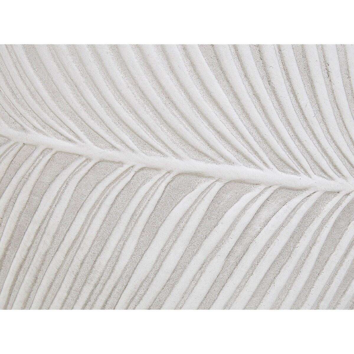 Doniczka okrągła 28 x 28 x 16 cm złamana biel FTERO