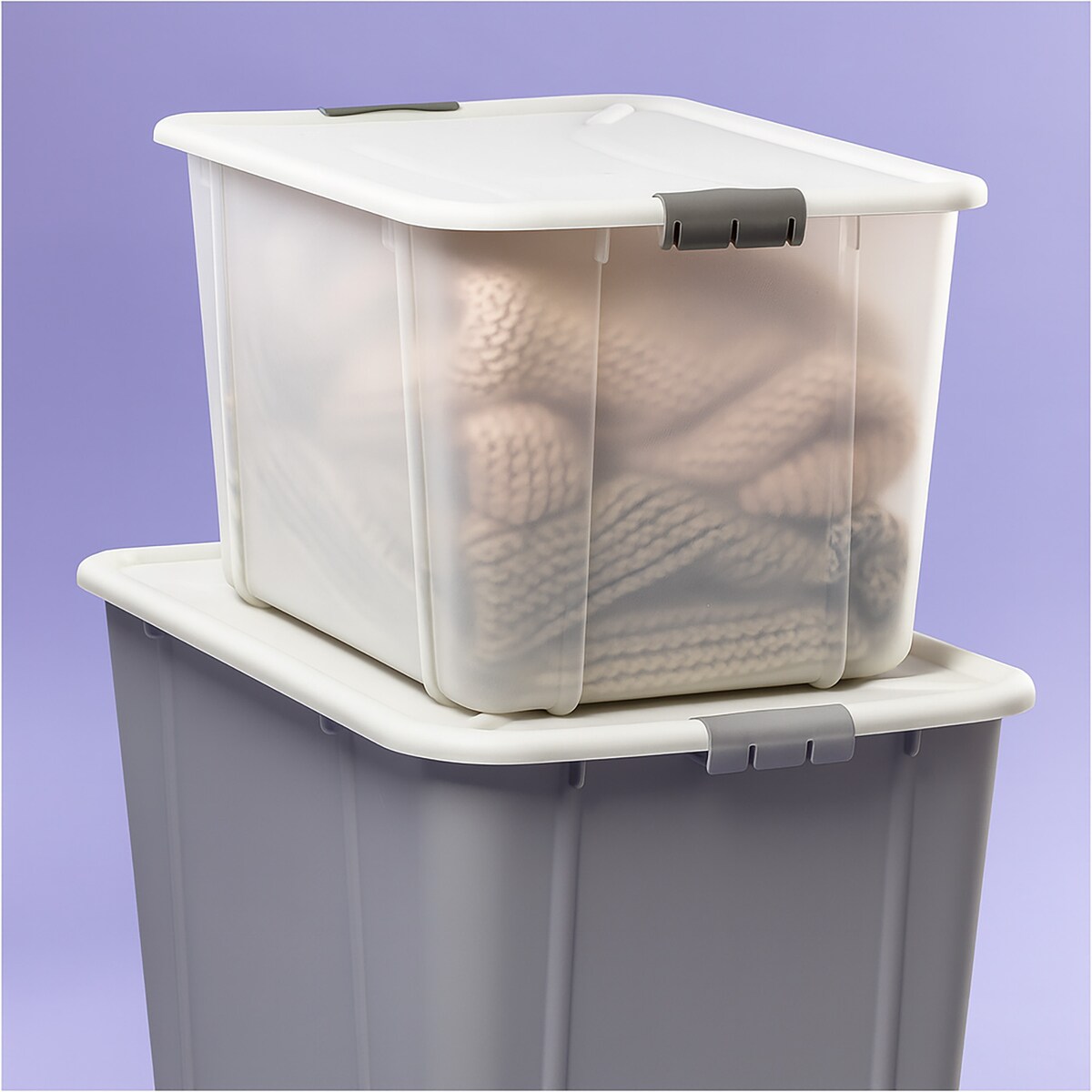 Pojemnik Plastikowy Pudełko 16 L Plastikowe Zamykany Z Pokrywką Pudło Box Do Przechowywania Na Zabawki Dokumenty Ubrania