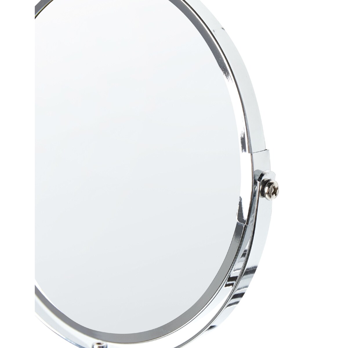 Lusterko kosmetyczne ścienne na wysięgniku ø 19 cm srebrne YVELINES
