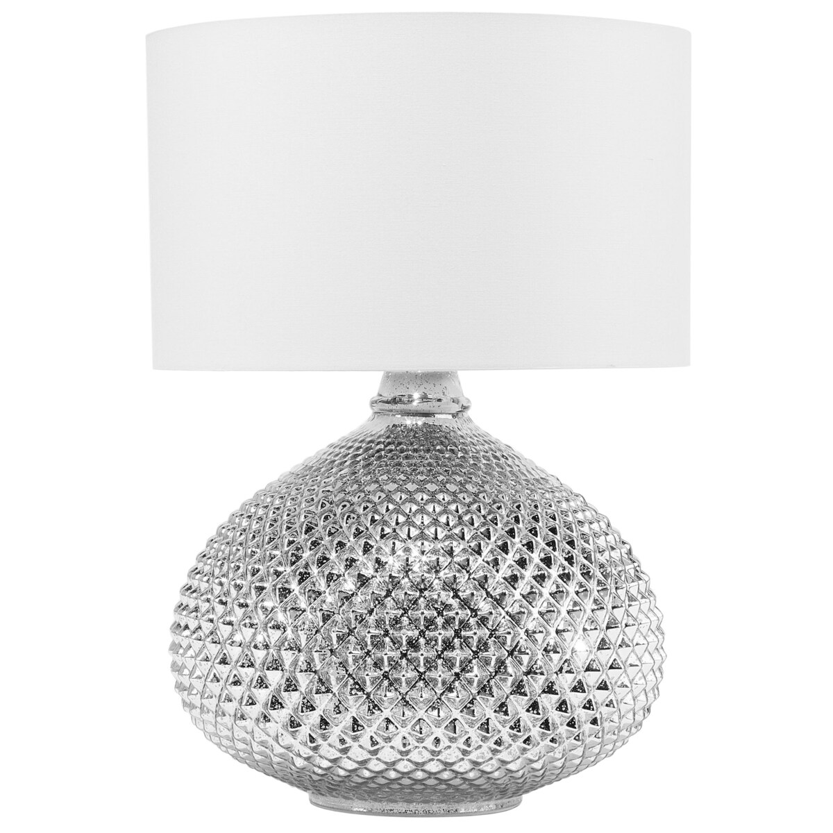 Lampa stołowa MADON Szkło Srebrny
