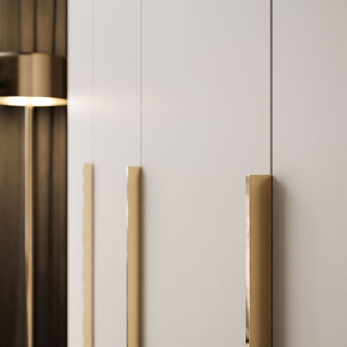 Szafa AURORA 4D KASZMIR złote uchwyty