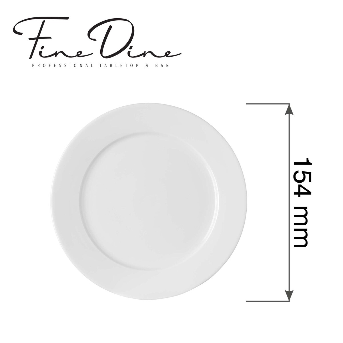 Talerz płytki Pure Bianco, 150mm