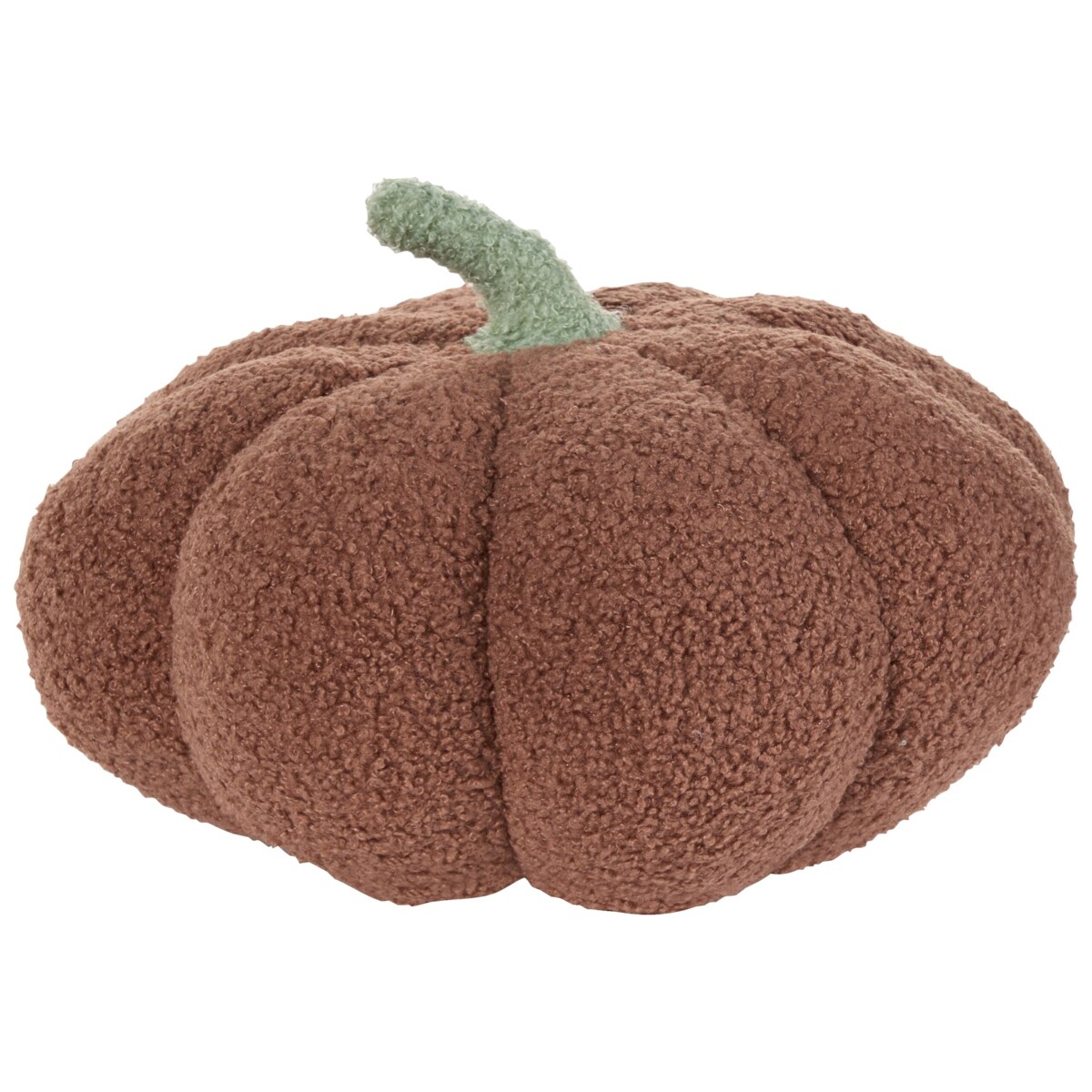 Poduszka dekoracyjna boucle dynia ⌀ 28 cm brązowa MUNCHKIN