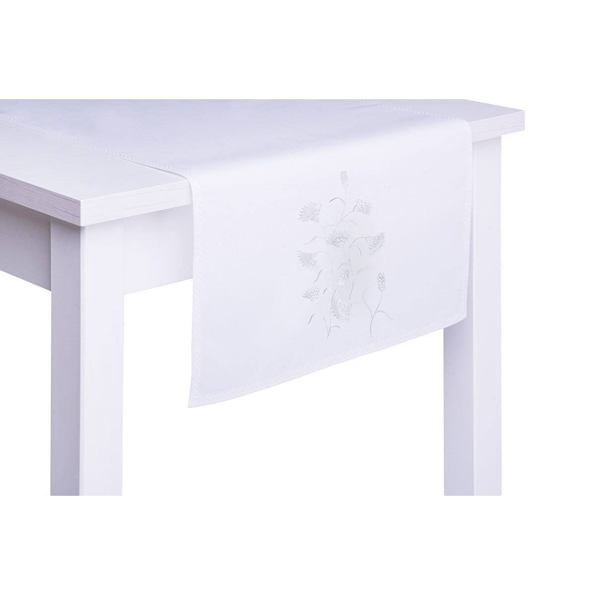 Konsimo ASTERI Bieżnik plamoodporny, biały