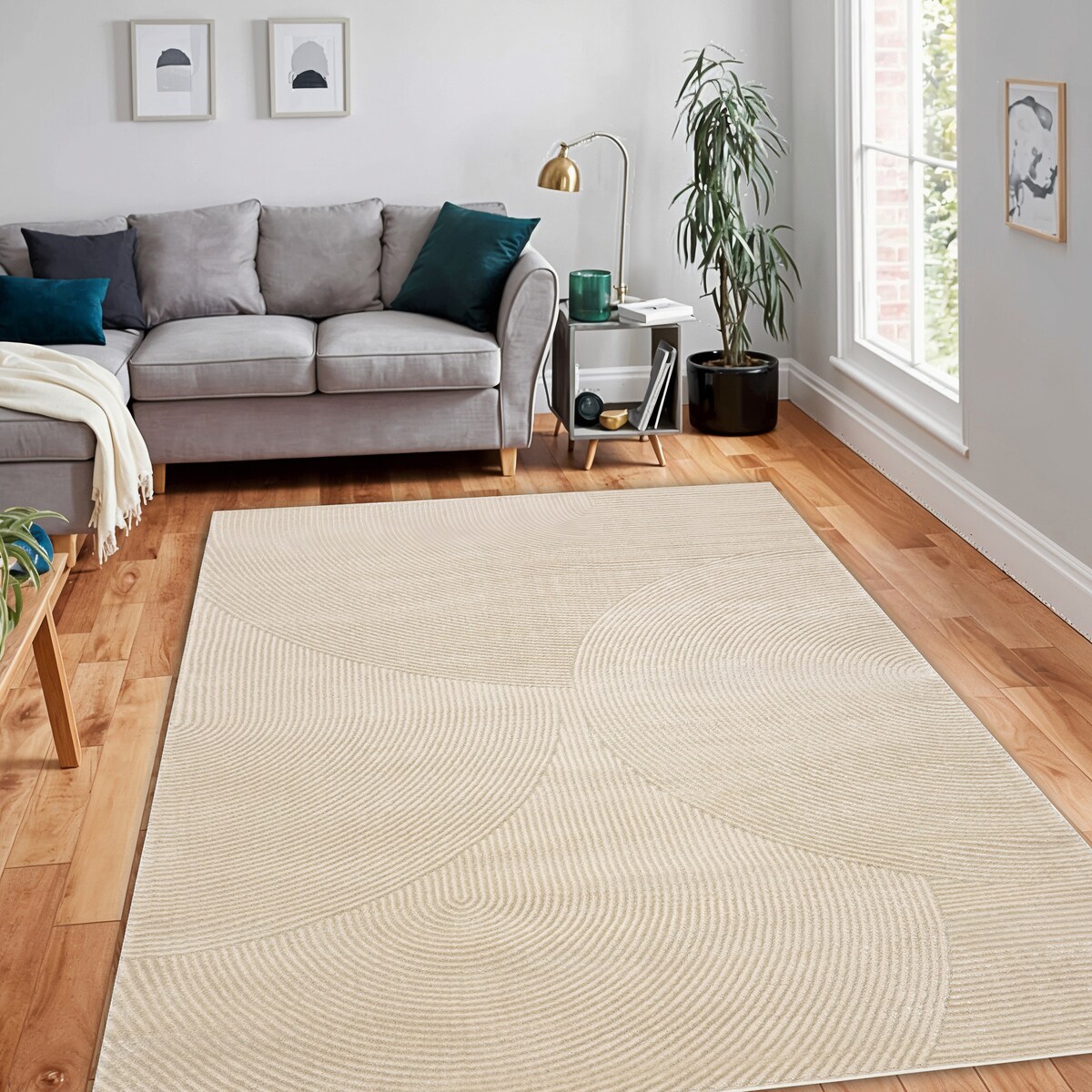 Dywan BALANCE 0194 taupe - Geometryczny, 160x220 cm