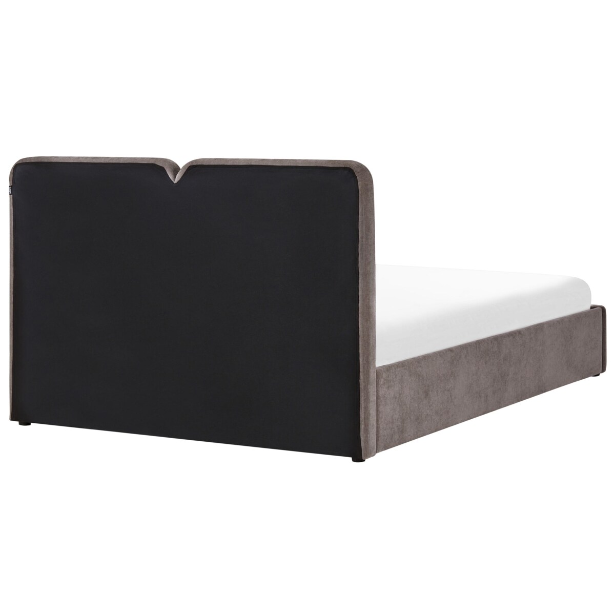 Łóżko z pojemnikiem ARBOIS 160 x 200 cm Beżowoszary