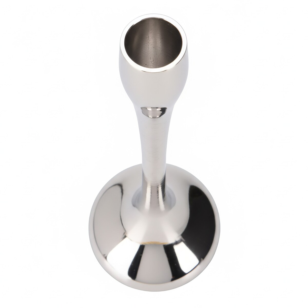 Świecznik Metalowy Pojedynczy Na Świecę Świeczki Świąteczny Glamour 25,5 Cm