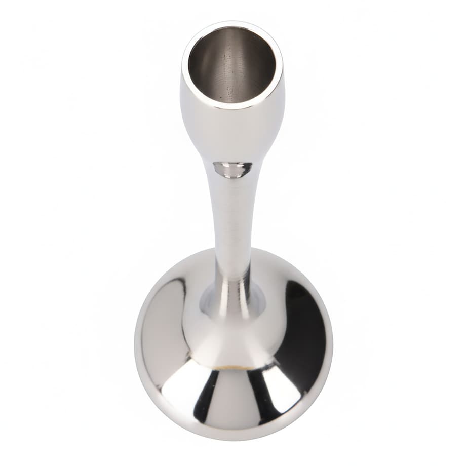 Świecznik Metalowy Pojedynczy Na Świecę Świeczki Świąteczny Glamour 25,5 Cm