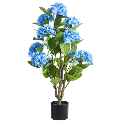 Sztuczna roślina HORTENSIUM 90 cm Niebieski
