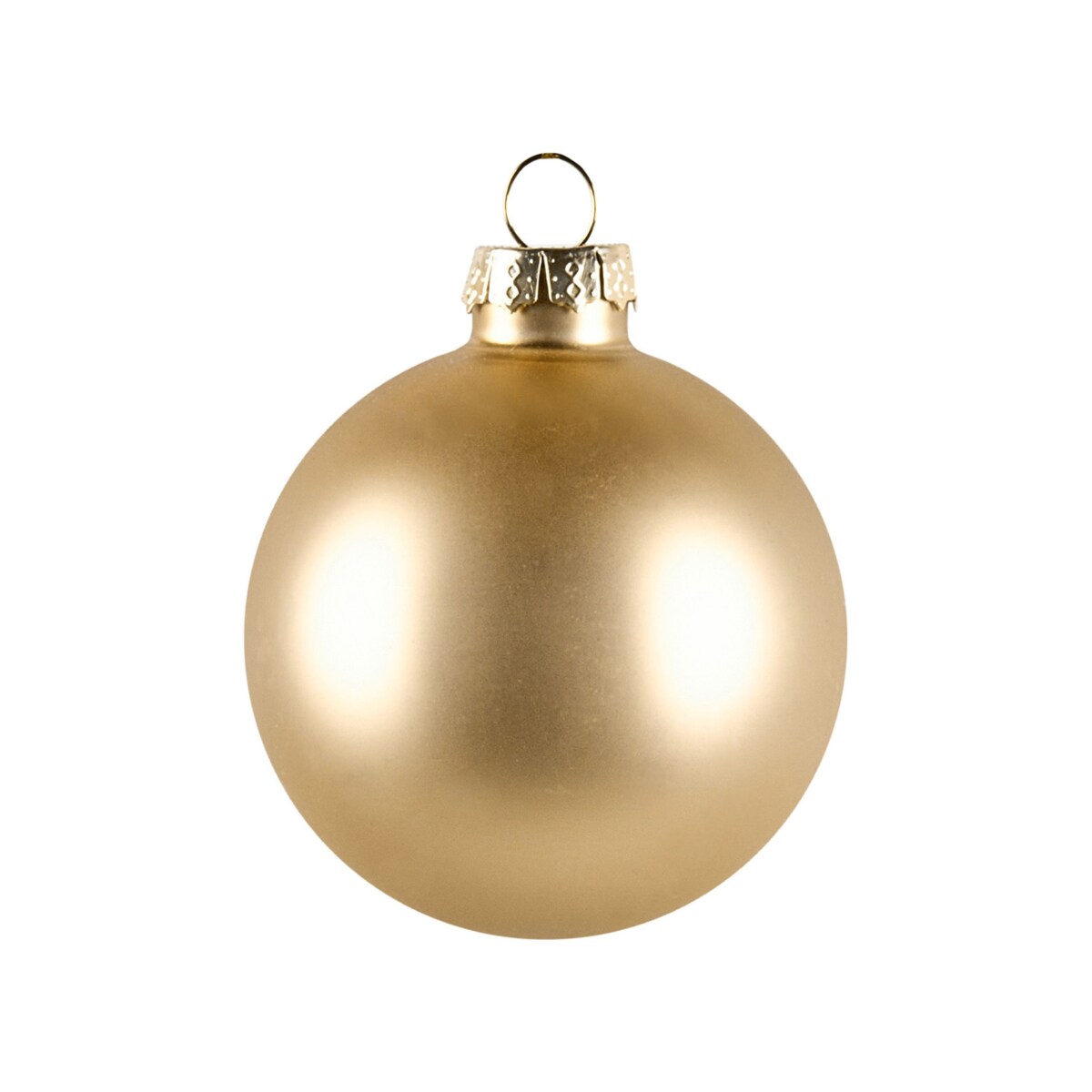 Zestaw 24 bombek WINTERLIGHT Szkło Różowe złoto