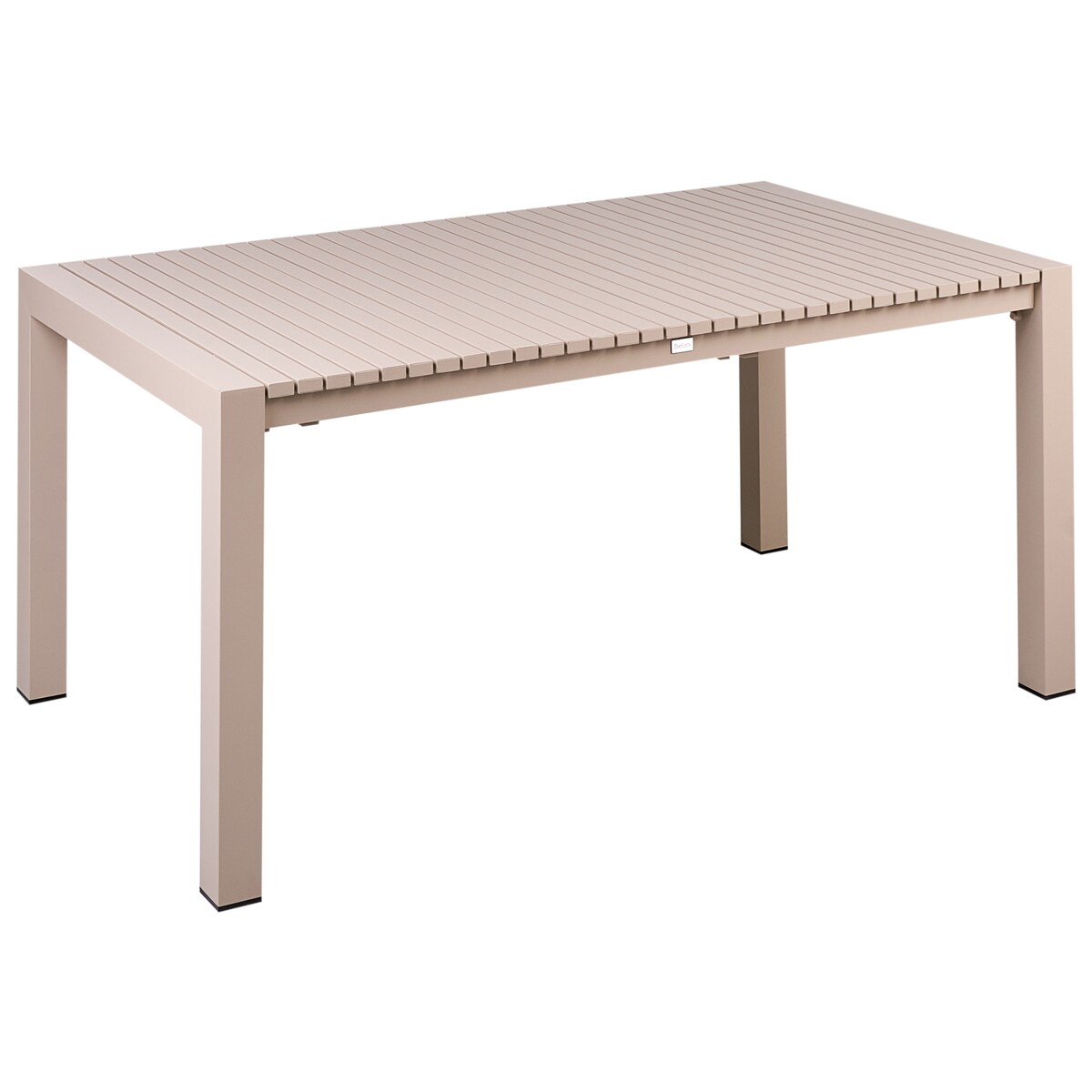 Stół ogrodowy rozkładany ARDESIO 160/220 cm 90 cm Metal Piaskowy