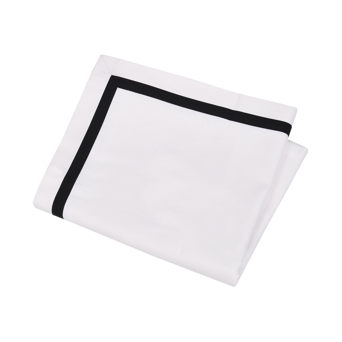 Okrągły obrus z czerwoną tasiemką Atelier Rouge – ⌀ 210 cm